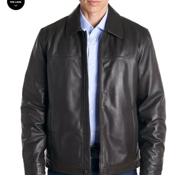 Men's Classic Lambskin Leather Jacket - Picture 3 of 3
